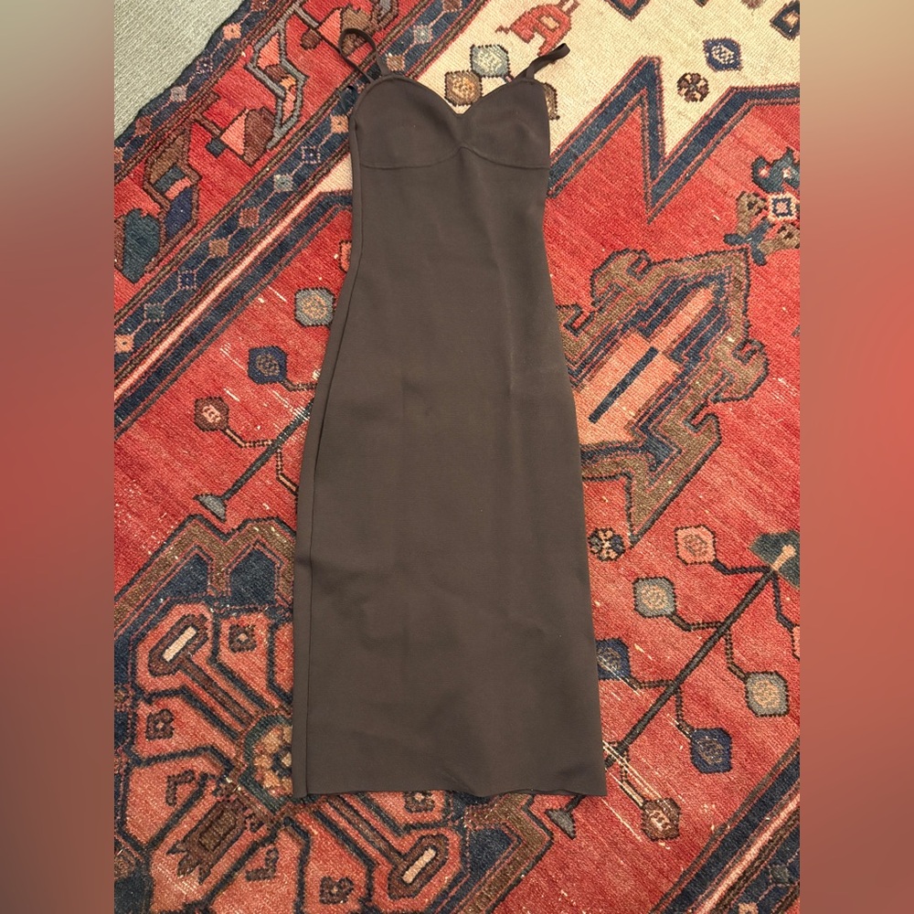 Brown knit Dress